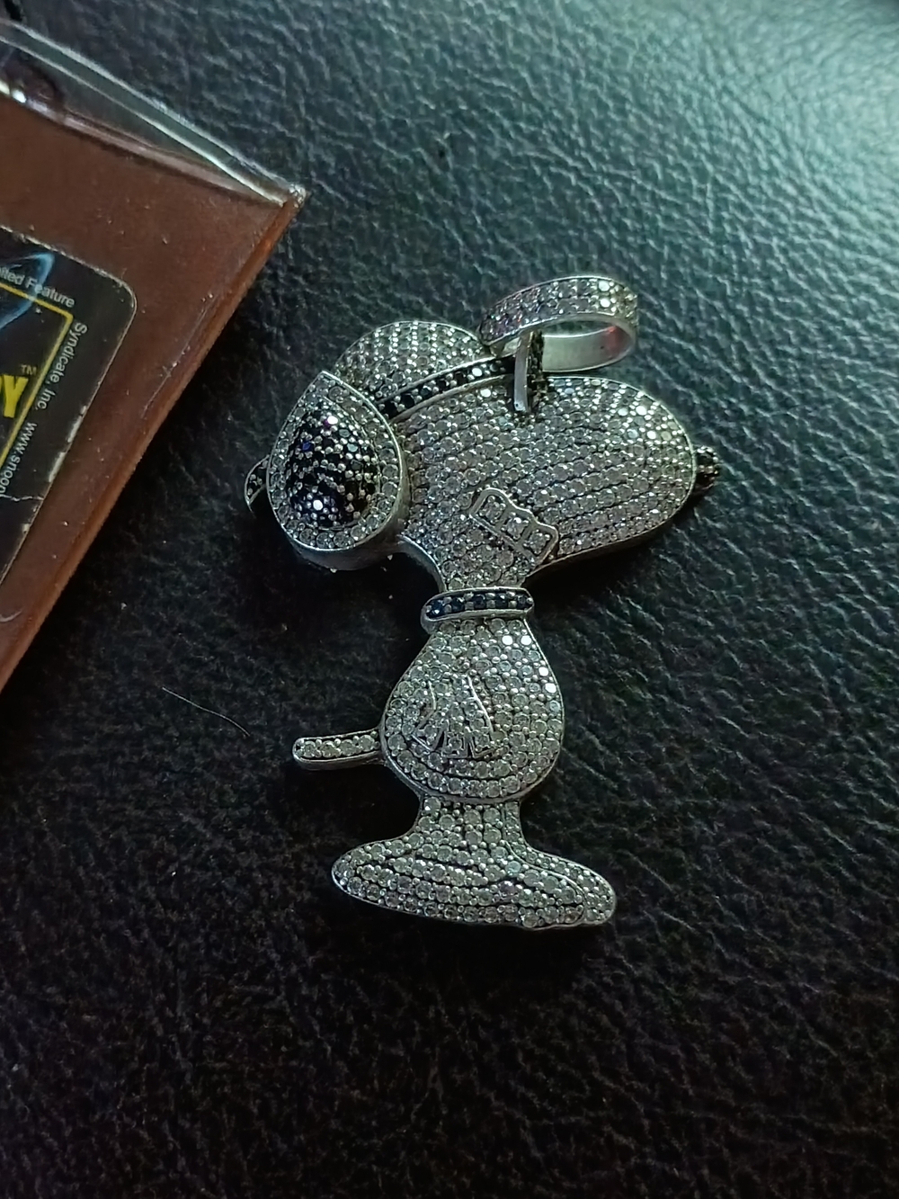 Silver 925  Snoopy- Joe Cool Pendant
